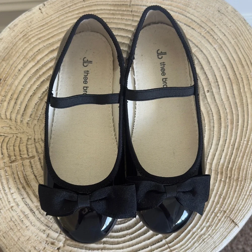 THEE BRON Girl's Ballet Mary Jane Flat Dress Shoes Size 2